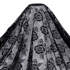 3 ярдов нейлоновой кружевной ткани, аксессуары, цветочным узором