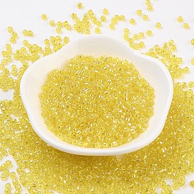 MGB Matsuno Glass Beads, Japanese Seed Beads, 8/0 Transparent Rainbow Glass Round Hole Seed Beads