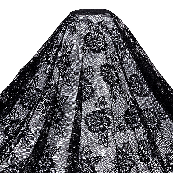 3 ярдов нейлоновой кружевной ткани, аксессуары, цветочным узором