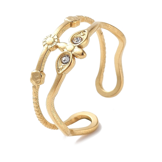 304 открытые манжеты из нержавеющей стали для женщин