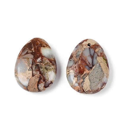 Подвески из натурального камня шоушань, слезинки