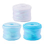 3Rolls 3 Styles Fishtail Yarn/Polyester Iridescent Ribbon for Bowknot Making, Gift Wrapping