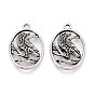 Сплавочные подвески тибетского стиля, овальные и птичьи подвески, без кадмия и без свинца