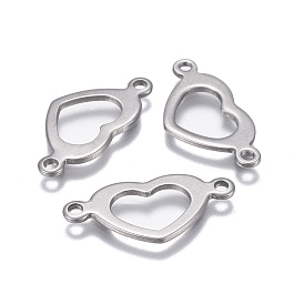 304 Stainless Steel Links Connectors, Heart