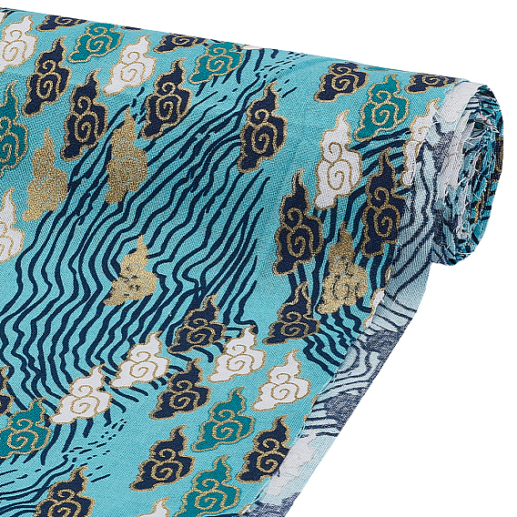 1м хлопковая ткань в японском стиле, аксессуары, облачный узор