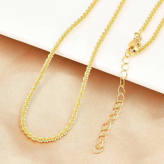2мм латунные цепочки для женщин, стойки покрытие, долговечный, без свинца и без кадмия