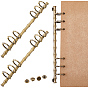 3-Ring-Legierung, lose Blätter, Buchbinder, Scharnierringe