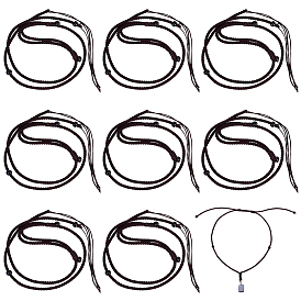 Изготовление регулируемых ожерелий из веревки