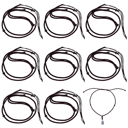 Изготовление регулируемых ожерелий из веревки