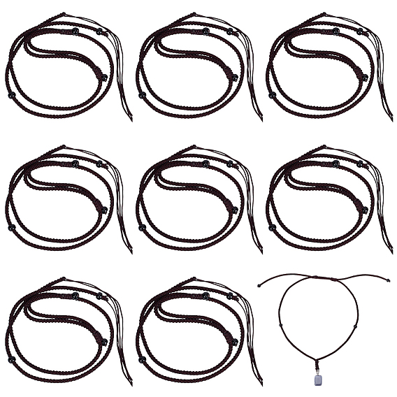 Изготовление регулируемых ожерелий из веревки