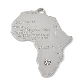 Подвески из сплава и страза, карта