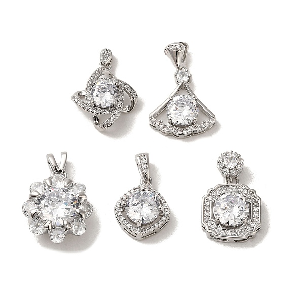 Микро проложить кубического циркония подвески