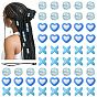 Juego de herramientas para trenzar y peinar cabello acrílico, joyería para rastas