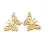 Tibetan Style Alloy Pendants, Lead Free and Cadmium Free, Butterfly