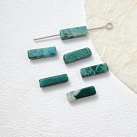 Natural Qinghai Jade Beads, Cuboid