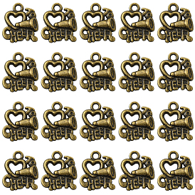 60 шт. Подвески из сплава в тибетском стиле, слово приветствие