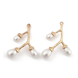 Подвески из цинкового сплава, с пластиковой бисера, филиал