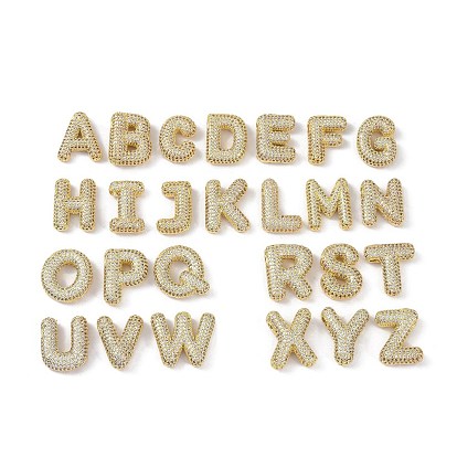 Латунные микропаве прозрачные подвески с фианитом