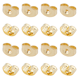 304 Stainless Steel Friction Ear Nuts, Ear Locking Earring Backs for Post Stud Earrings, Barrel Plating