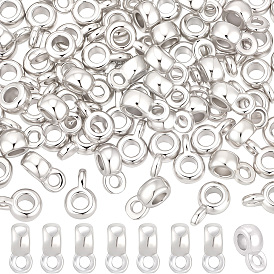 80Pcs Brass Tube Bails, Loop Bails, Cadmium Free & Lead Free, Barrel