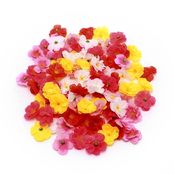 Silk Cloth Artifical Flowers Set, for DIY Wedding Party Garland Decoration