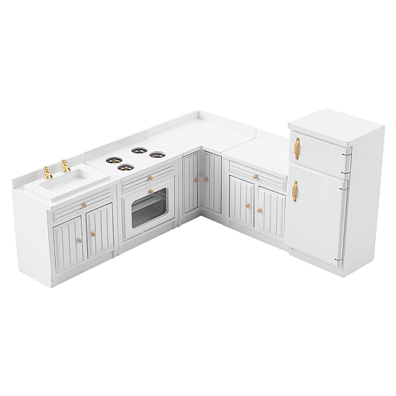 5 шт. набор мини-шкафчиков из березовой древесины, аксессуары для украшения микроландшафта кукольного домика