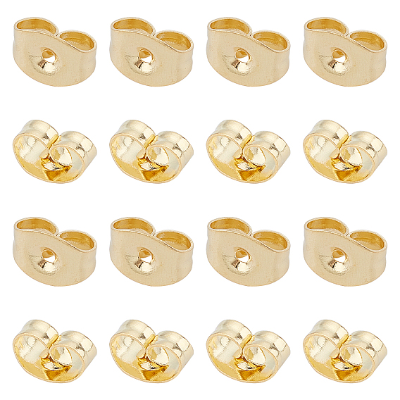 304 Stainless Steel Friction Ear Nuts, Ear Locking Earring Backs for Post Stud Earrings, Barrel Plating