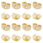 304 Stainless Steel Friction Ear Nuts, Ear Locking Earring Backs for Post Stud Earrings, Barrel Plating