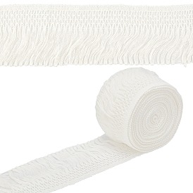 Adornos de borde de cinta de encaje de algodón, cinta de borla, para coser y decorar bodas nupciales