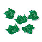 Autumn Theme Acrylic Pendants, for DIY Earring Decoration, Maple Leaf