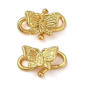 Brass Hook Clasps, Butterfly