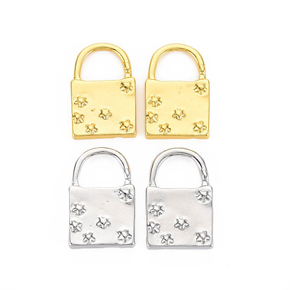 Crémaillère pendentifs en alliage placage, sans cadmium et sans nickel et sans plomb, verrouiller