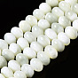 Natural Trochid Shell/Trochus Shell Beads Strands, Oval, Bleach