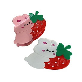 Заколки для волос с когтями из ацетата целлюлозы (смола), кролик, аксессуары для волос для женщин и девочек