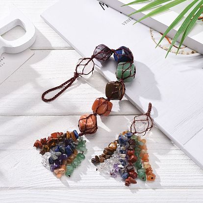 7 Colors Chakra Kits, Healing Crystals, Natural Mixed Gemstone Beads, Healing Stones, for 7 Chakras Balancing, Crystal Therapy, Meditation, Reiki, Tumbled Stone, Vase Filler Gems, No Hole/Undrilled, Nuggets