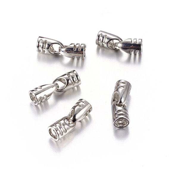 Brass S-Hook Clasps, Lead Free, Cadmium Free and Nickel Free, 18x5mm, Hole: 4mm
