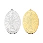 304 подвески из нержавеющей стали, овал с подвеской святого Иуды