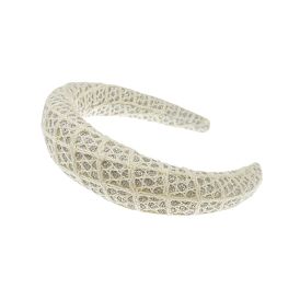 300Pcs Crochet Silver Onion Powder Headband Hair Tie