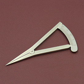 Регулируемый разделитель из нержавеющей стали, со шкалой, инструмент для кожевничества