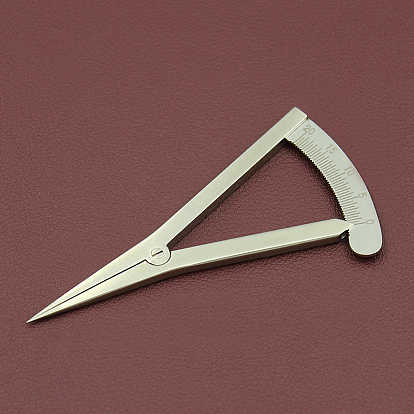 Регулируемый разделитель из нержавеющей стали, со шкалой, инструмент для кожевничества