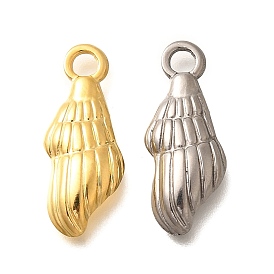 304 подвески из нержавеющей стали, раковины прелести, ионное покрытие (ip)