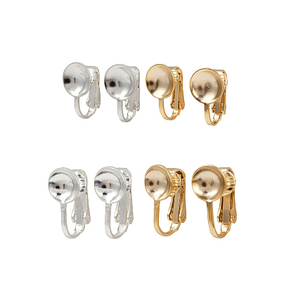 Латунные серьги с клипсами, без кадмия и без свинца