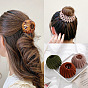 Accessoires pour cheveux simples pour queue de cheval et chignon - bandeau nid d'oiseau paresseux, clip extensible.