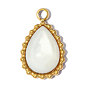 304 нержавеющая сталь с белыми подвесками в виде ракушек, ионное покрытие (ip), слезинки, ручная полировка