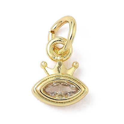 Латунь прелести циркония кубической, конский глаз и корона, с целью перехода в кольце, долговечный, без кадмия и без свинца