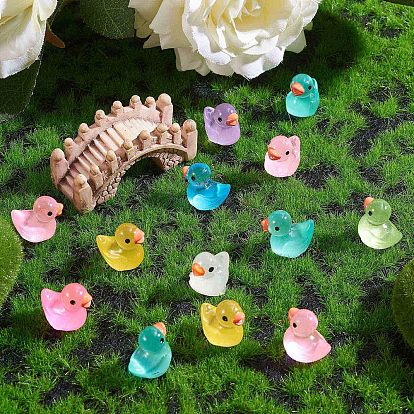 China Factory 100Pcs Luminous Tiny Ducks Mini Resin Duck Colorful Miniature  Fairy Garden Mini Duck for Miniature Landscape, Tabletop, Home, Potted  Plants Decor 7.5x12x16.5mm in bulk online 
