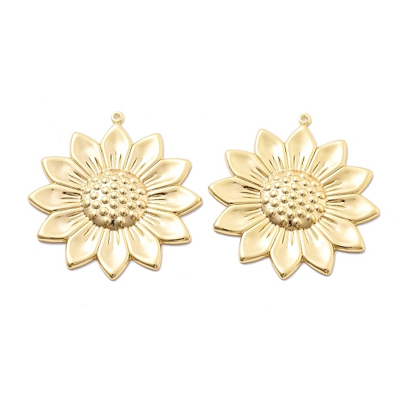 Латунные подвески, без кадмия, без никеля и без свинца, цветок