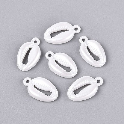 Абс пластмассовые жемчужные подвески, формы раковины