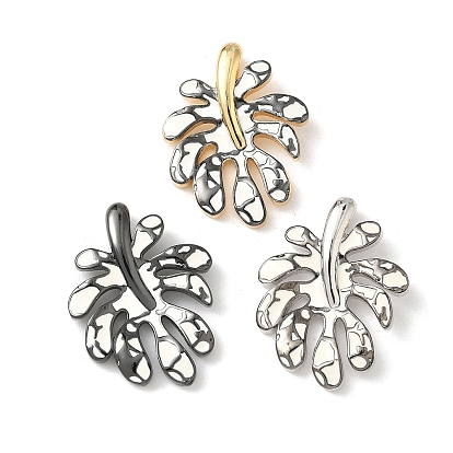 Латунь эмаль подвески, без кадмия и без свинца, долговечный, стойки покрытие, очарование листа