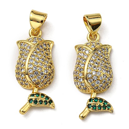 Стойки обшивки латунь кубического циркония подвески, без свинца и без кадмия, долговечный, тюльпан